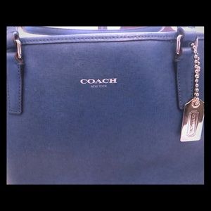 COACH Saffiano Leather Tote Bag